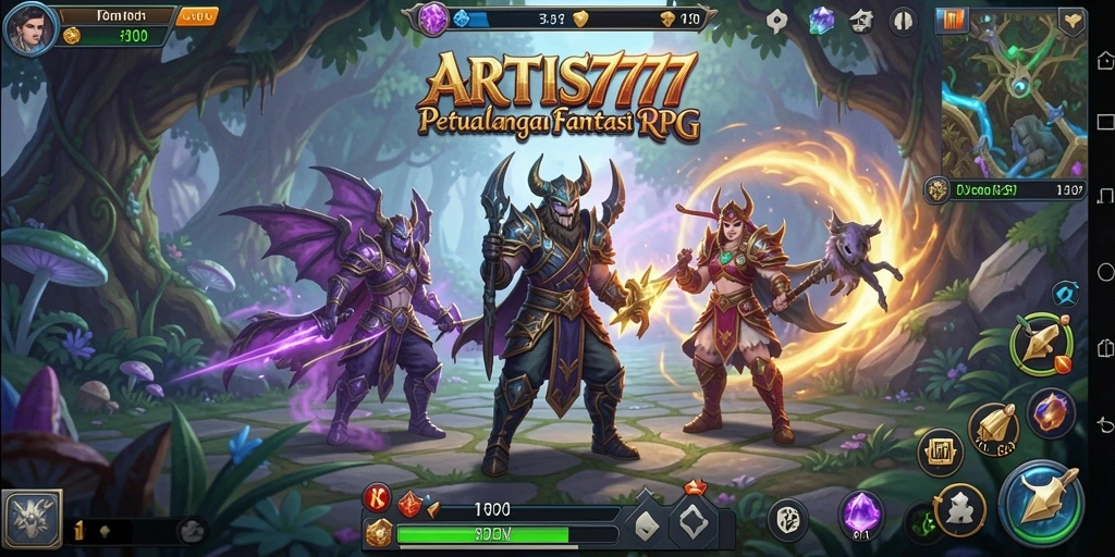Tampilan gameplay RPG yang menarik dari ARTIS777.