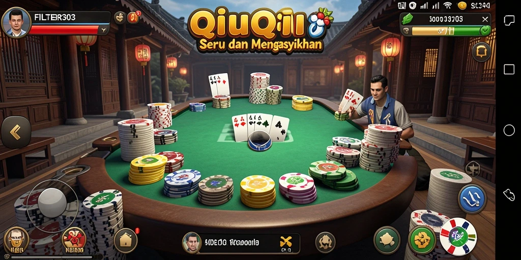 Screenshot gameplay QiuQiu yang menarik di FILTER303.