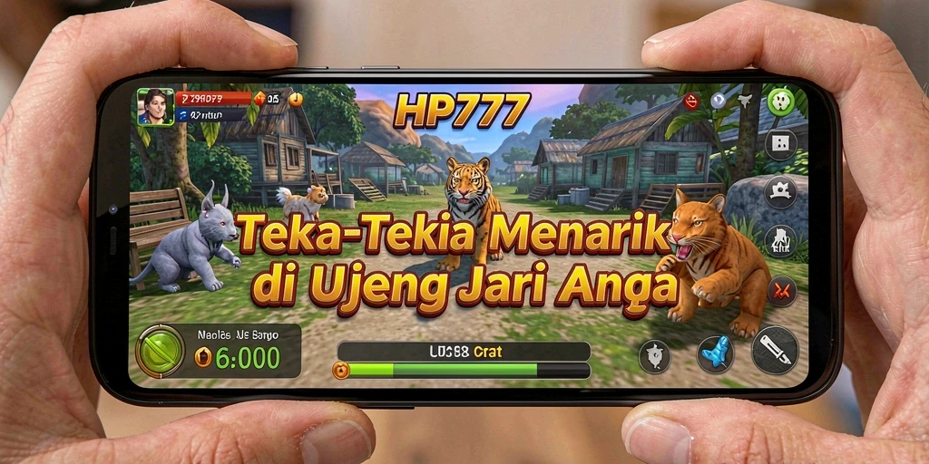 Tampilan gameplay HP777 yang penuh warna dan menantang.