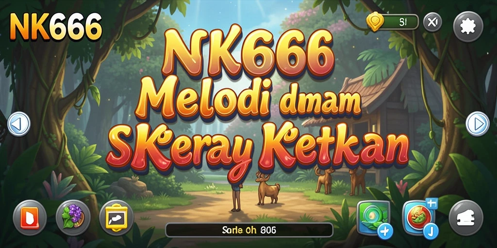 Tampilan gameplay NK666 saat menikmati musik seru.