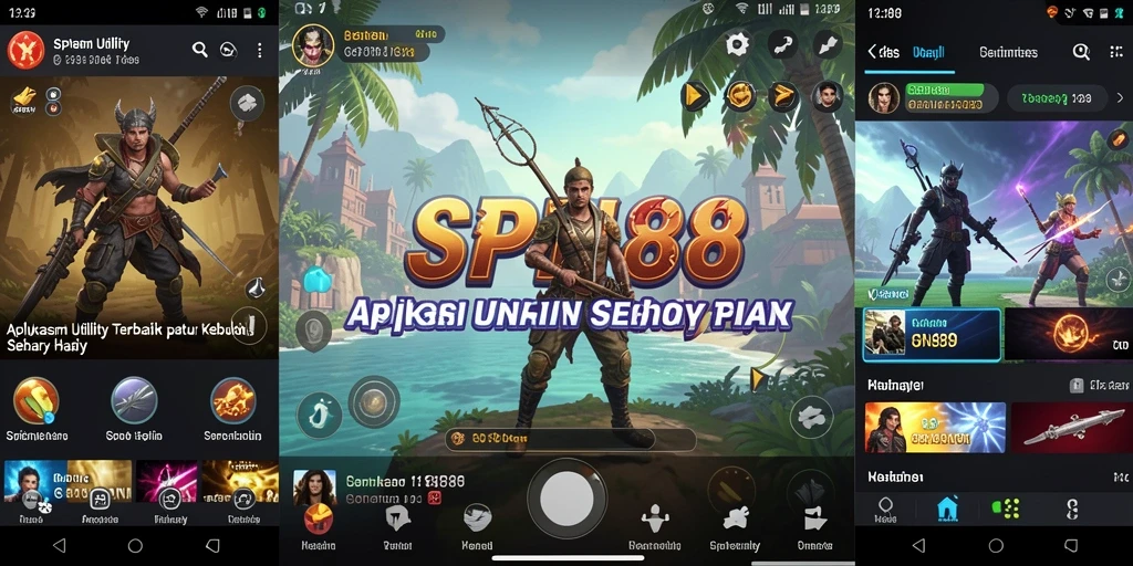 Tampilan antarmuka pengguna SPN88 yang intuitif dan bersih.