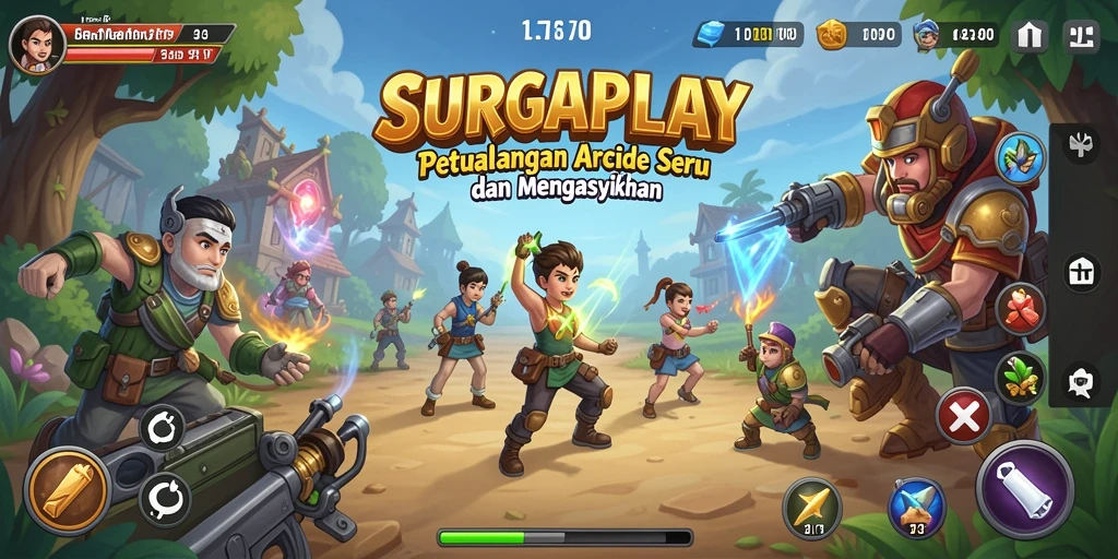 Tampilan permainan menarik dari SURGAPLAY dengan grafis penuh warna.