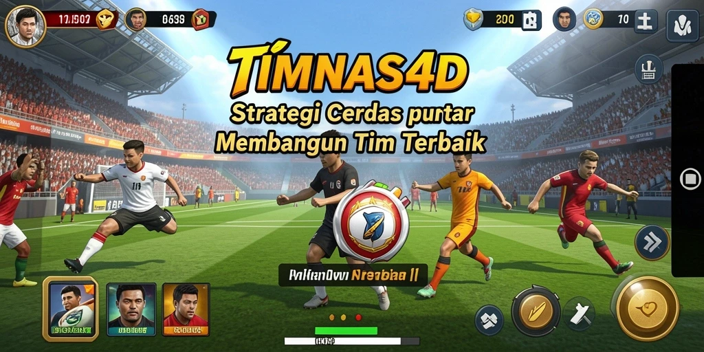 Tampilan gameplay seru dari TIMNAS4D yang menampilkan taktik permainan.
