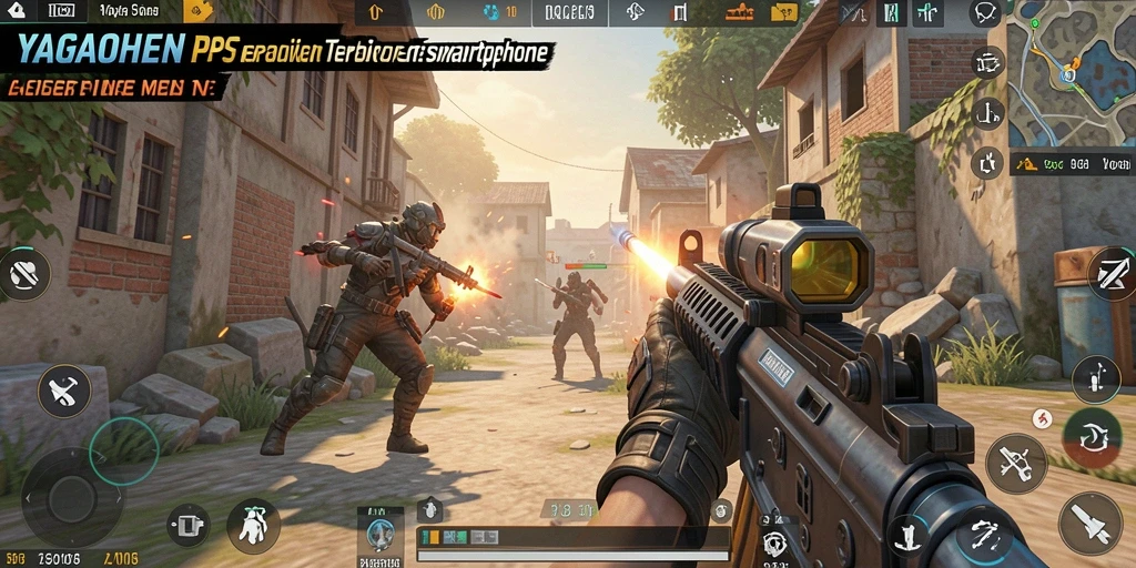 Gameplay YAGAOHEN dengan aksi tembak menembak yang intens.